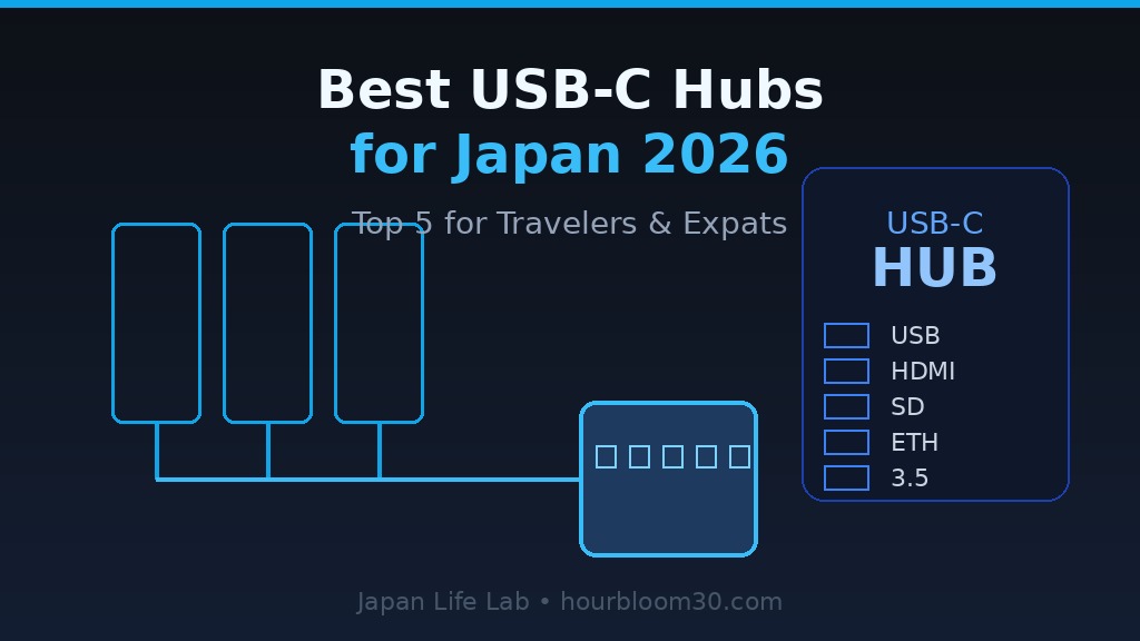 Best USB-C Hubs for Japan 2026 | Top 5 for Travelers and Expats